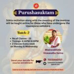 PurushaSuktam – Batch 2